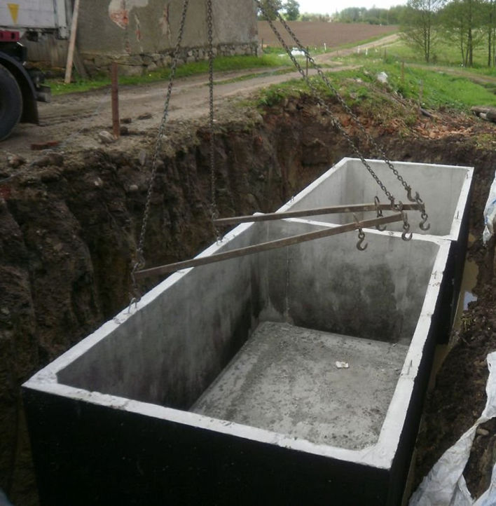 betonova zumpa montaz